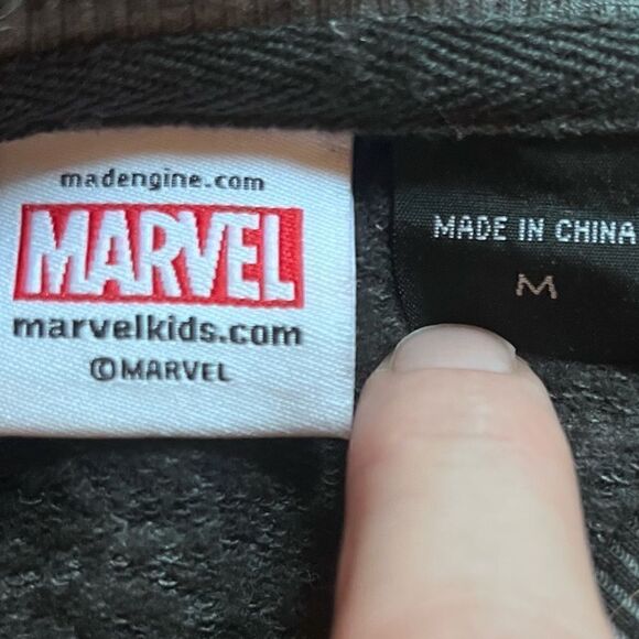 MARVEL CAPTAIN AMERICA CREW PULLOVER SWEATER YOUTH M - Picture 2 of 5